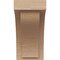 Ekena Millwork 5"W x 5"D x 10"H Wide Helena Rough Cedar Woodgrain TimberThane Corbel, Primed Tan CORUR05X05X10HELRCPR - alternate 5